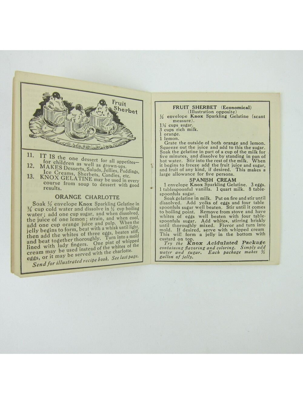 Victorian Trade Card Booklet Knox Gelatine White & Black Baby Cooks Antique 1910 - Picture 12 of 16